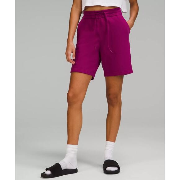 Lululemon Loungeful High-Rise Short 7" - Magenta Purple - Women's 8 - Picture 1 of 10